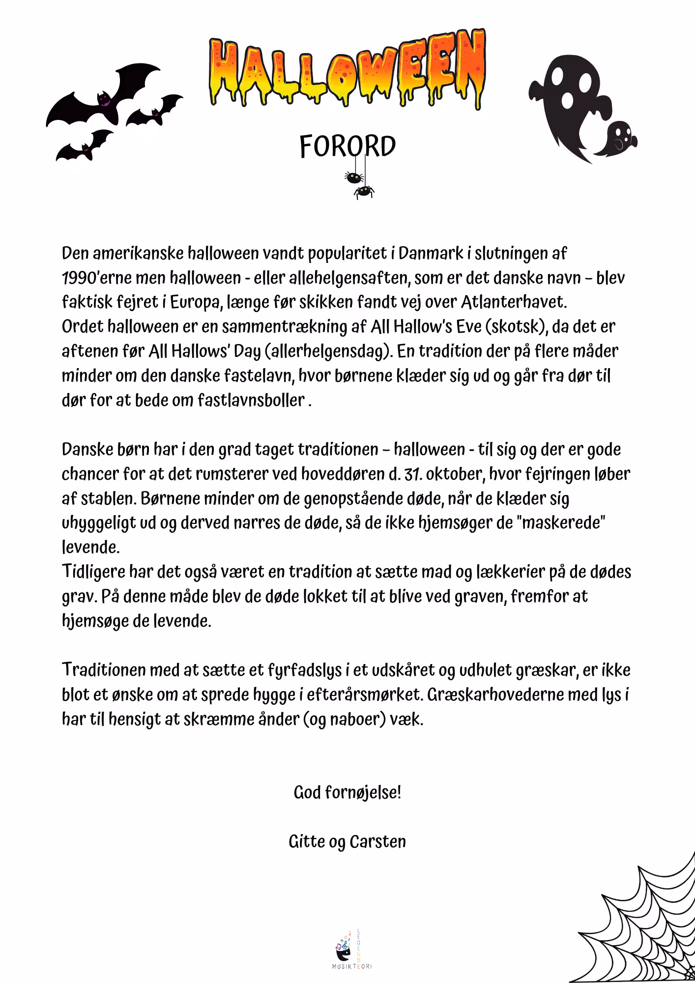 Halloween E-bog (indskoling) - Billede 2