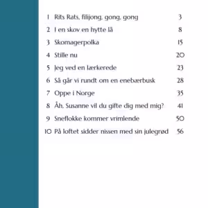 E-bog med tropering (Indholdsfortegnelse)